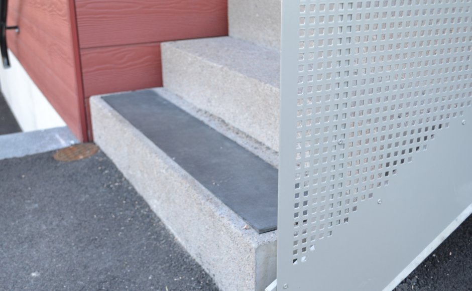 Steps in Ingared made safe with Stairtile | Gradus